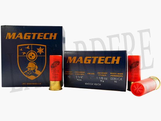 MAGTECH BUCK 9 PELLETS KNOCK VELOX (KARTUSCHEN MIT SCHROT)