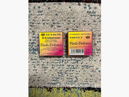 9mm PAK Flash-Defence Platzpatronen