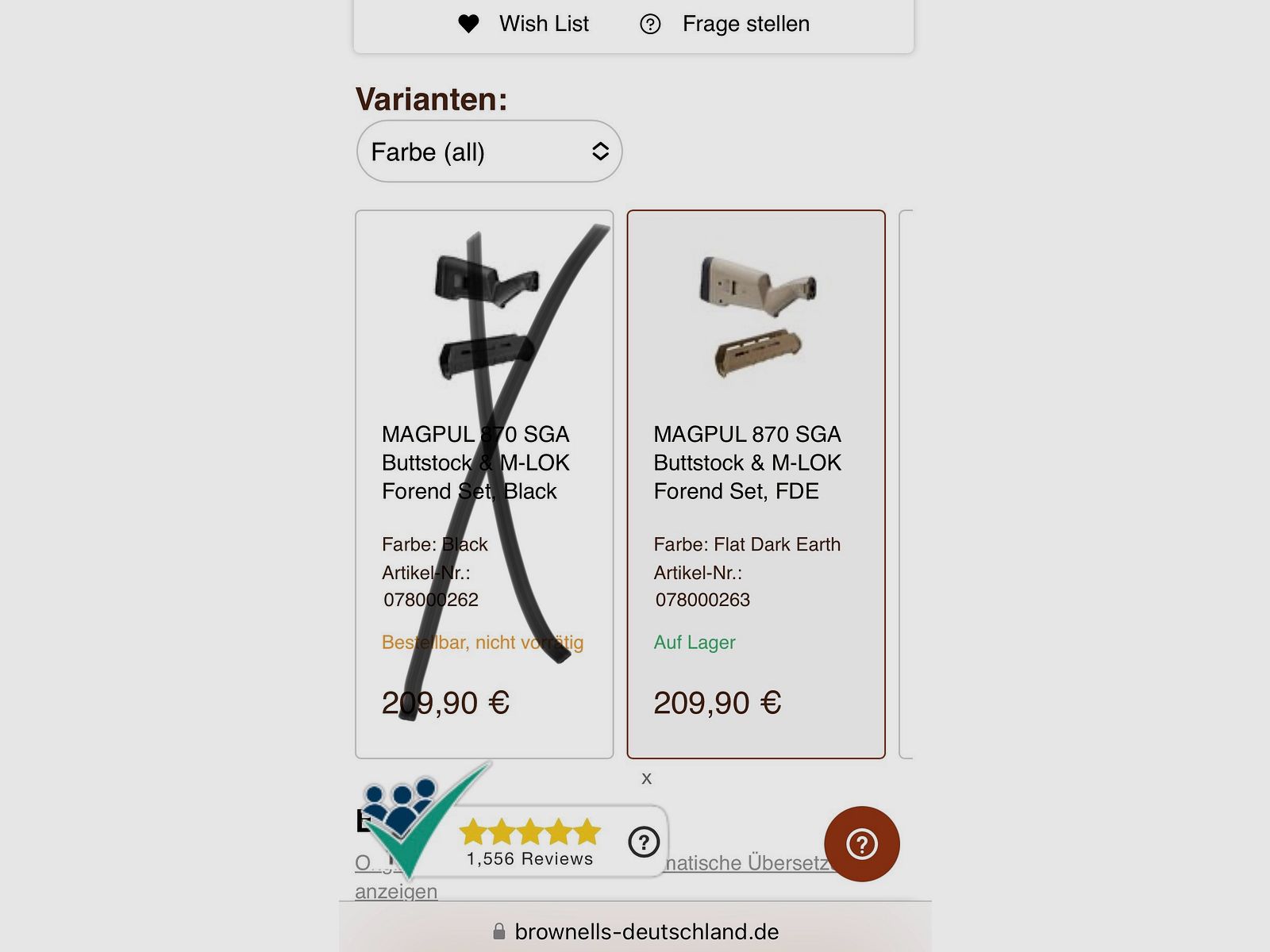 Magpul Schaft Set für Remington 870