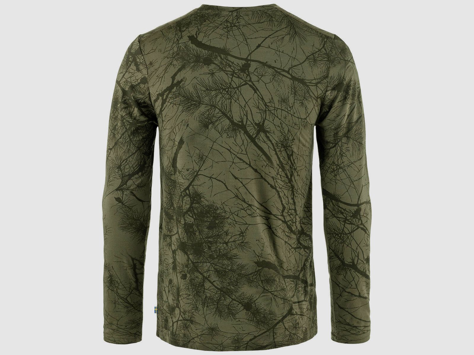 Fjällräven Langarmshirt Värmland Wool (Green Camo)