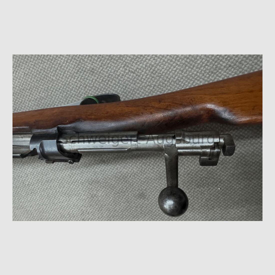 Carl Gustafs salute rifle with BKA stamping salute