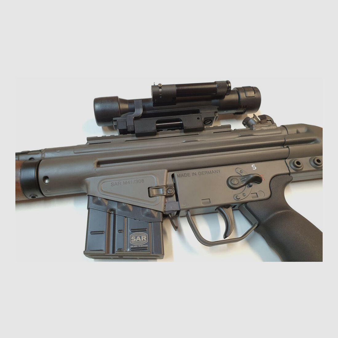 Heckler & Koch Klemm- / Schnellspann- montage, Picatinny HK762A1 / HK416 / HK417 / MR308 / MR223 / D34mm H56mm