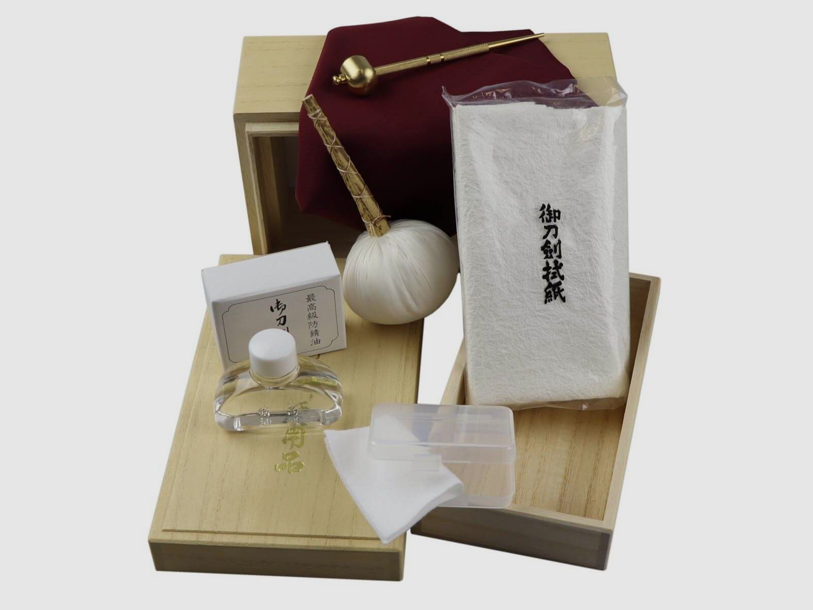 Großes Schwertpflegeset Made in Japan