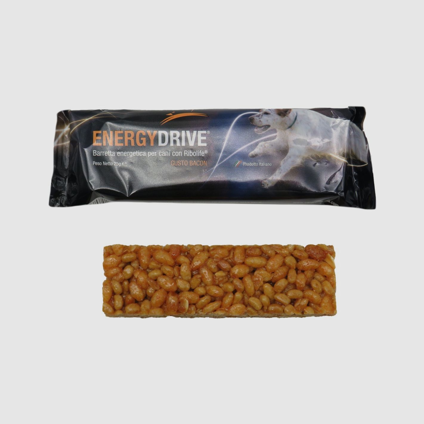 Barre énergétique pour chiens Energy Drive goût Bacon 25 g, image 2 sur 2