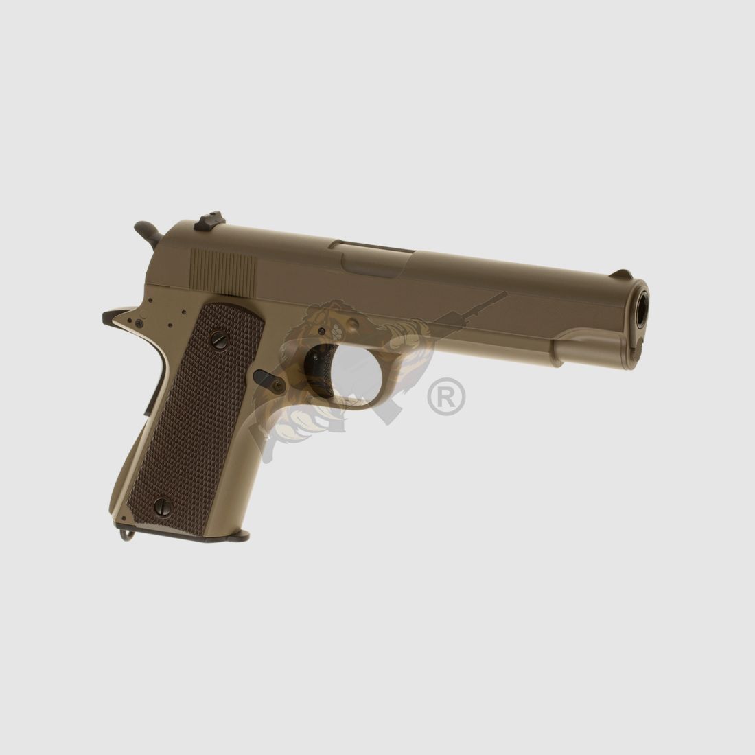 Cyma M1911 CM123 Airsoft Pistole Tan - max 0,5 Joule