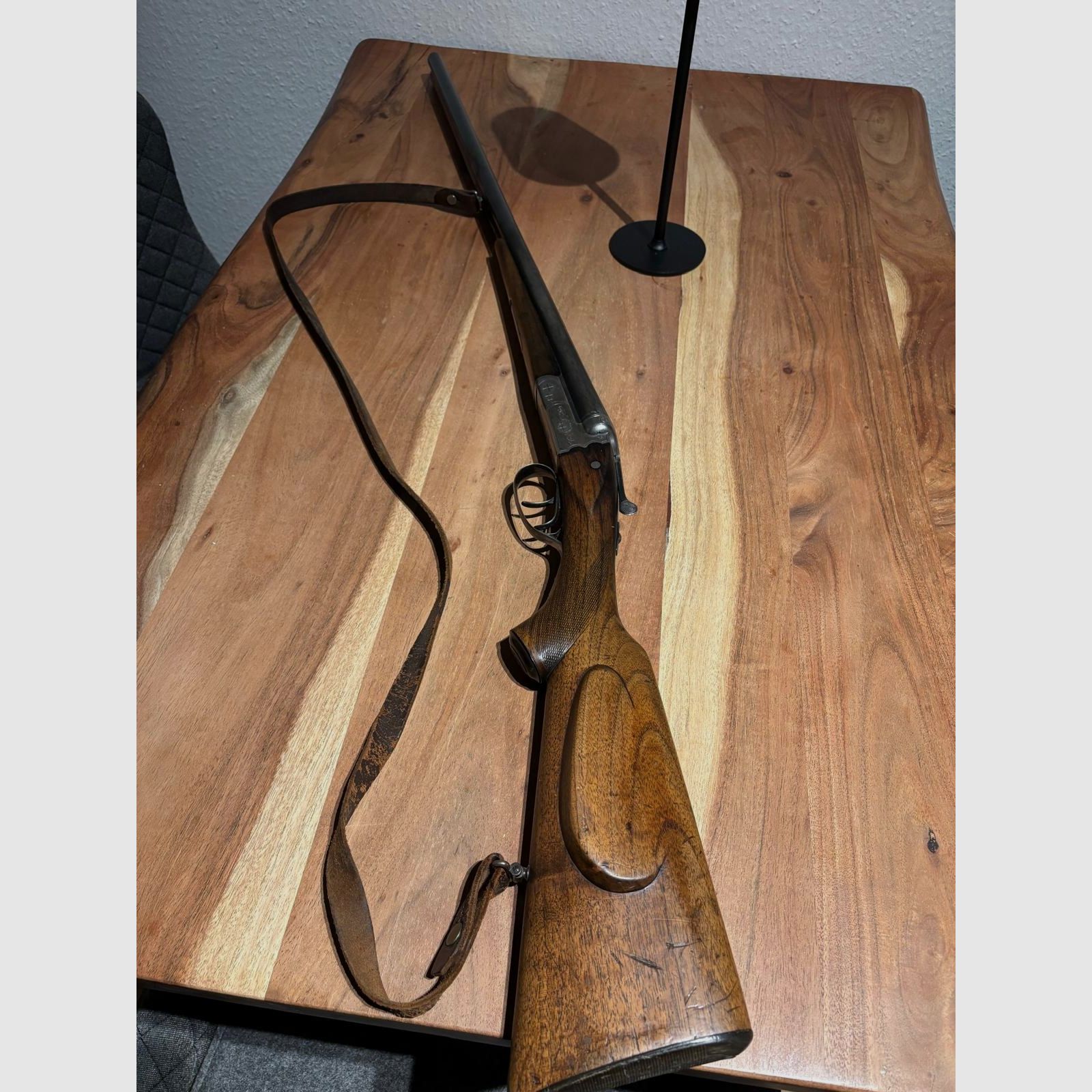 DF   Double-barrel shotgun Simson Suhl cal.  16/70  with double trigger