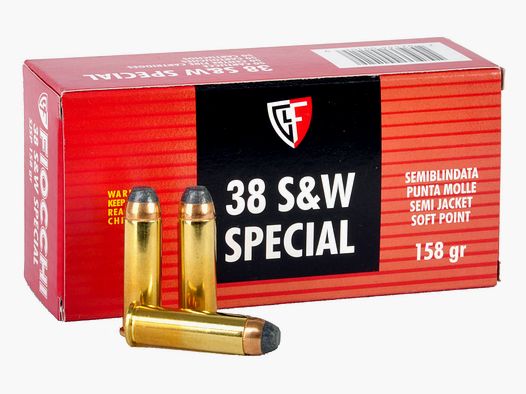 Fiocchi TM SJSP 10,24g - 158gr. .38Special