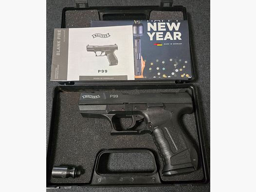 Walther P99 blank firing 9mm PAK
