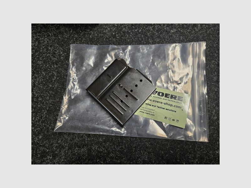 Stahlmagazin für Mod. VOERE 2185, Sauer 200, Sauer STR 200, Sauer 202, Unique Alpine TPG 1, 5Schuss