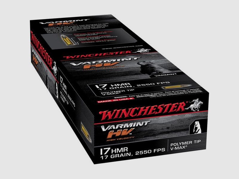 Winchester .17 HMR Varmint HV 17 grs. - 50 pcs.