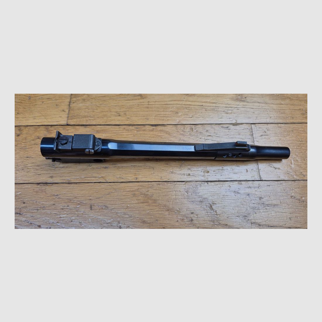 Sehr schöner Lauf für Thompson Center Pistol – Modell Contender – 8 Zoll Lauf – Seltenes Kaliber 45 Long Colt / 45LC UND Kaliber 410! – Waffen von Rochester – Wunderschöner oktagonaler Lauf mit prächtigen Zügen – 100% Brünierung – Schönes Stück für Training, Präzision und …. Spaß! – TBE++, Bild 13 von 23