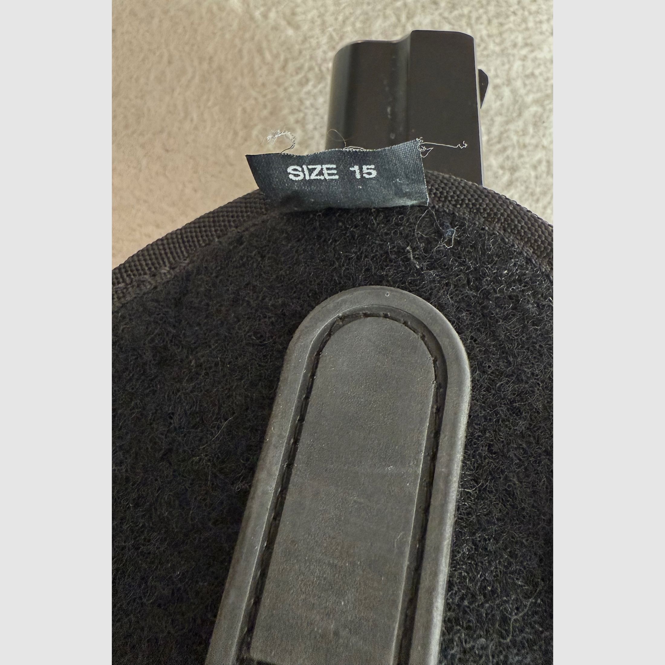 Bianchi Holster Beltslide Gr. 15, Nylon schwarz, verstellbar, für CZ75, M75, Tanfoglio u.ä. 