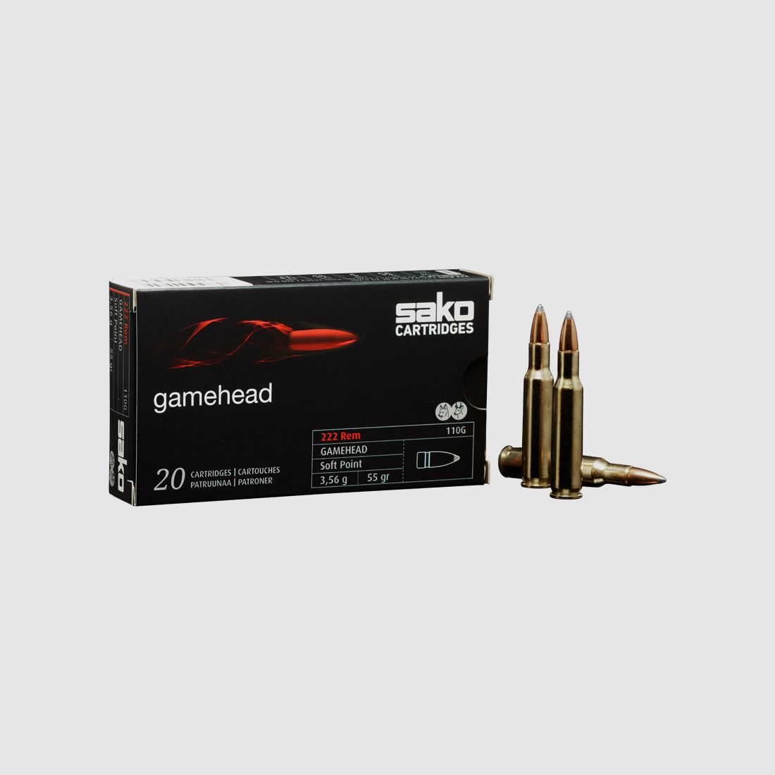 Sako Gamehead .308 Win. 9.7g, image 1 sur 2