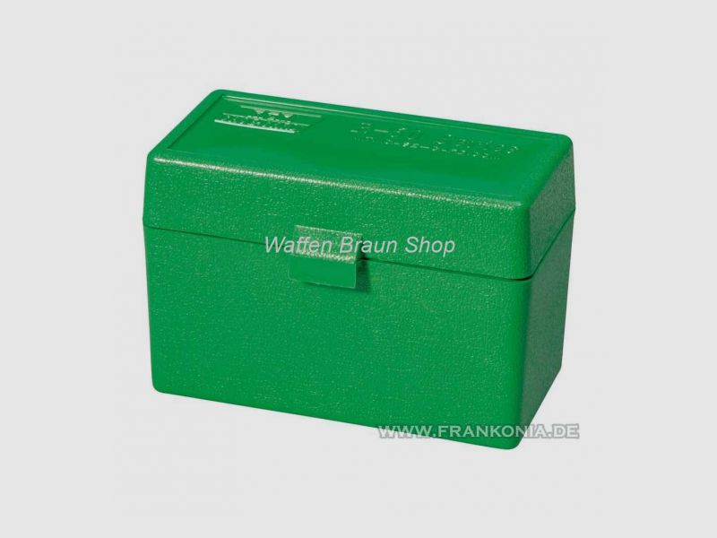 MTM Patronenbox, RM-50 stabiler Kunststoffbehälter für Patronen. Für Kaliber .243 Win., .