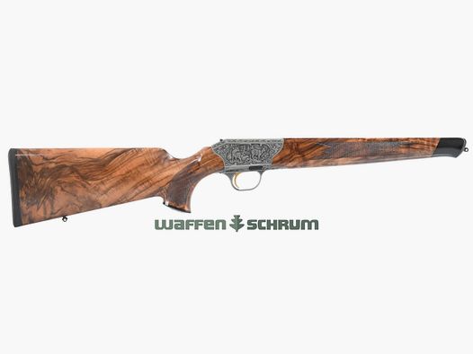 Sistema Blaser R8 Baronesse SHK:8 Grabado: Gamo y ciervo rojo / Tapa de empuñadura de pistola: Ciervo rojo