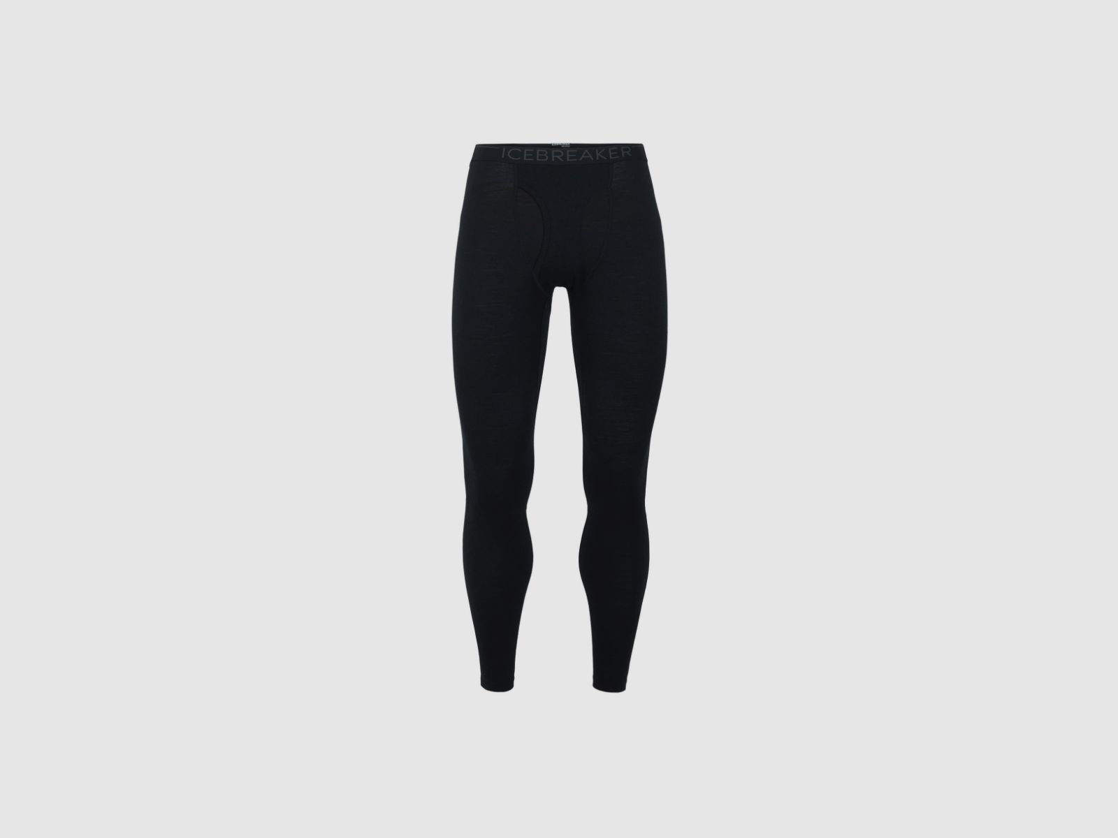 Leggings ICEBREAKER Merino 200 Oasis con apertura per uomo nero