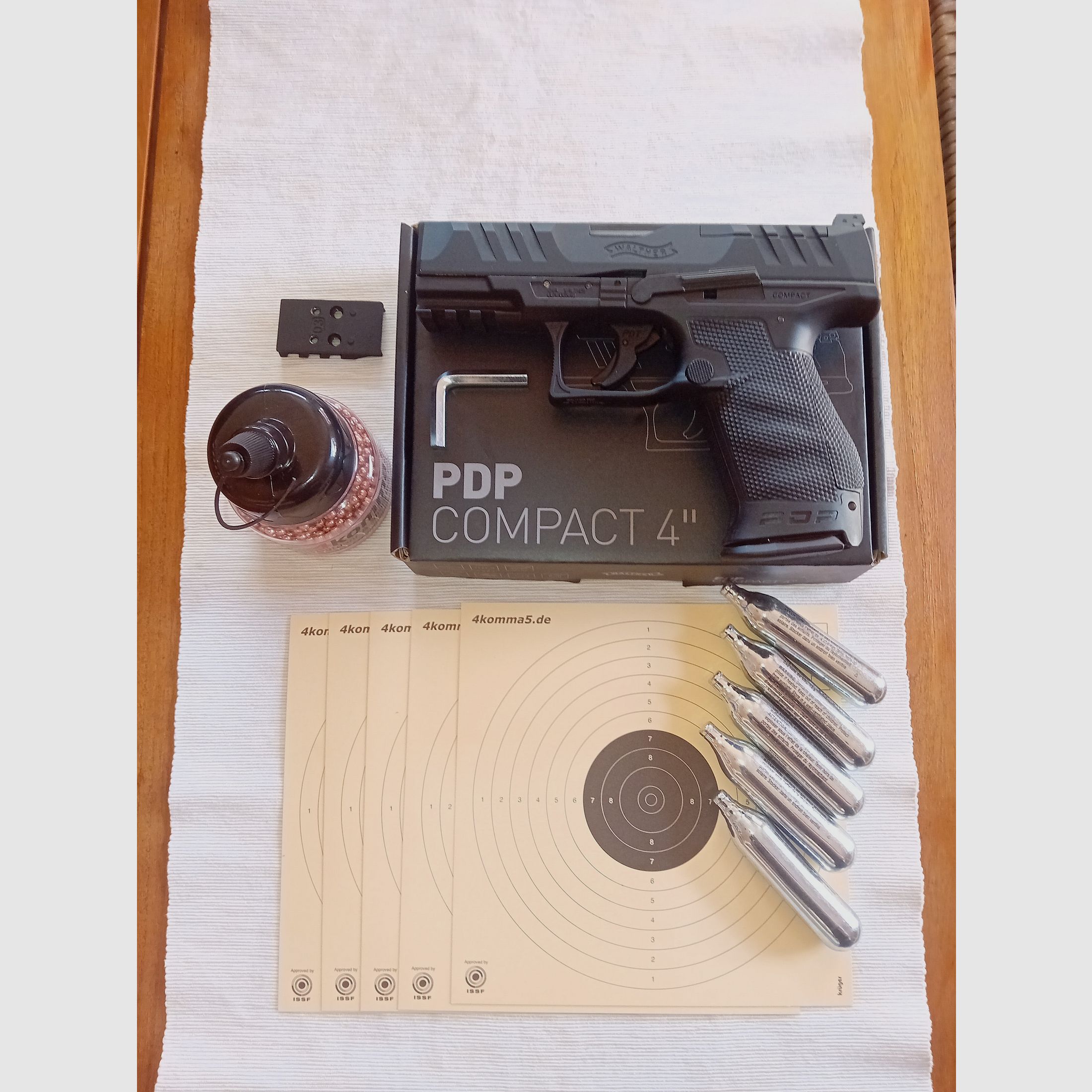Walther PDP Compact 4" Co2 4,5 mm BB Blowback 