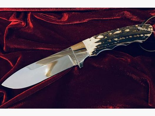 DNC Hubertus Hirschhorn cuchillo de caza Böhler 440C