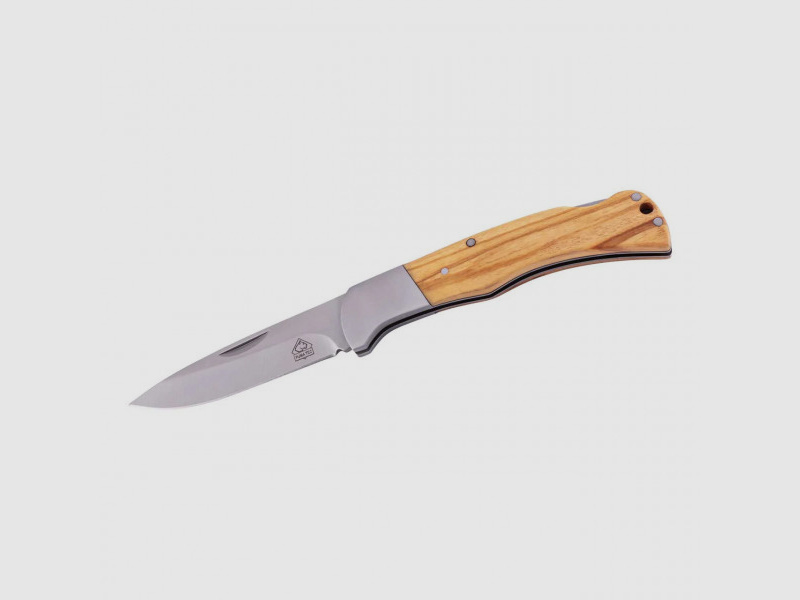 Couteau de poche Puma TEC, bois d'olivier