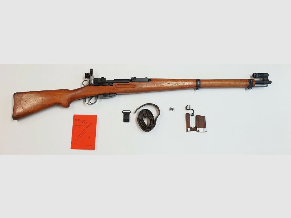 Waffenfabrik Bern Repetierbüchse Waffenfabrik Bern Schweizer K31 Kaliber 7,5x55swiss komplett nummerngleich + Diopter, Bild 1 von 10