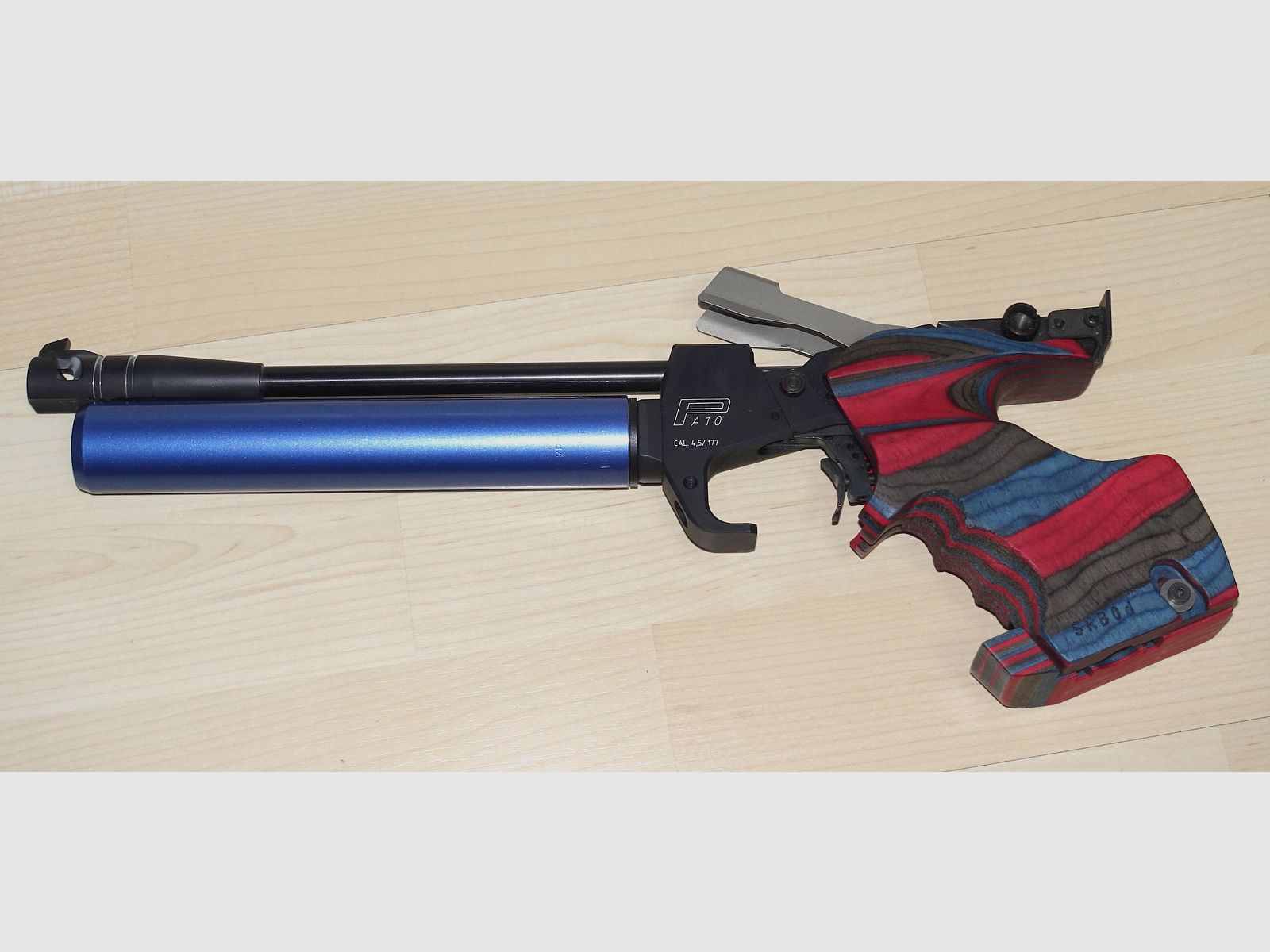 Tesro Pressluft Matchpistole PA10 / Top Zustand mit Zubehör