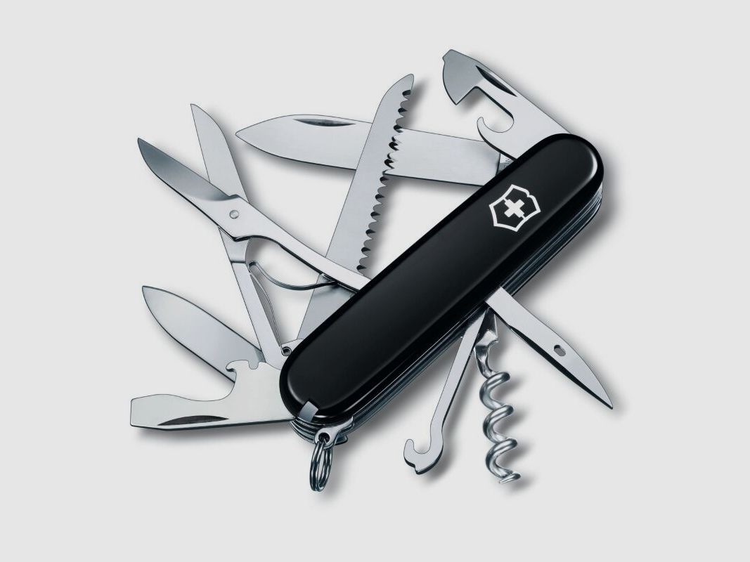 Victorinox Offiziersmesser Huntsman schwarz