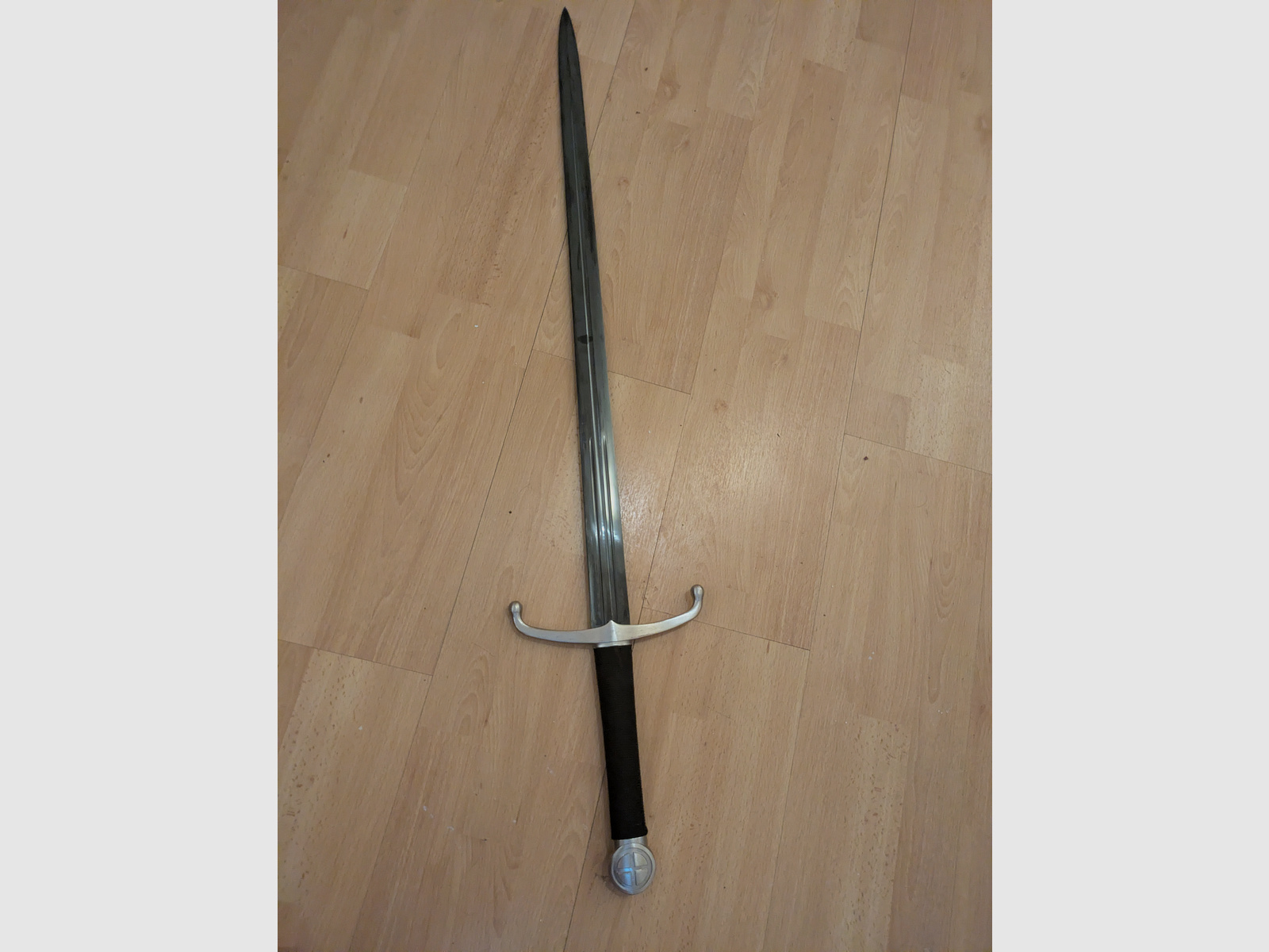 Épée médiévale avec fourreau - env. 80 cm de lame - Noir