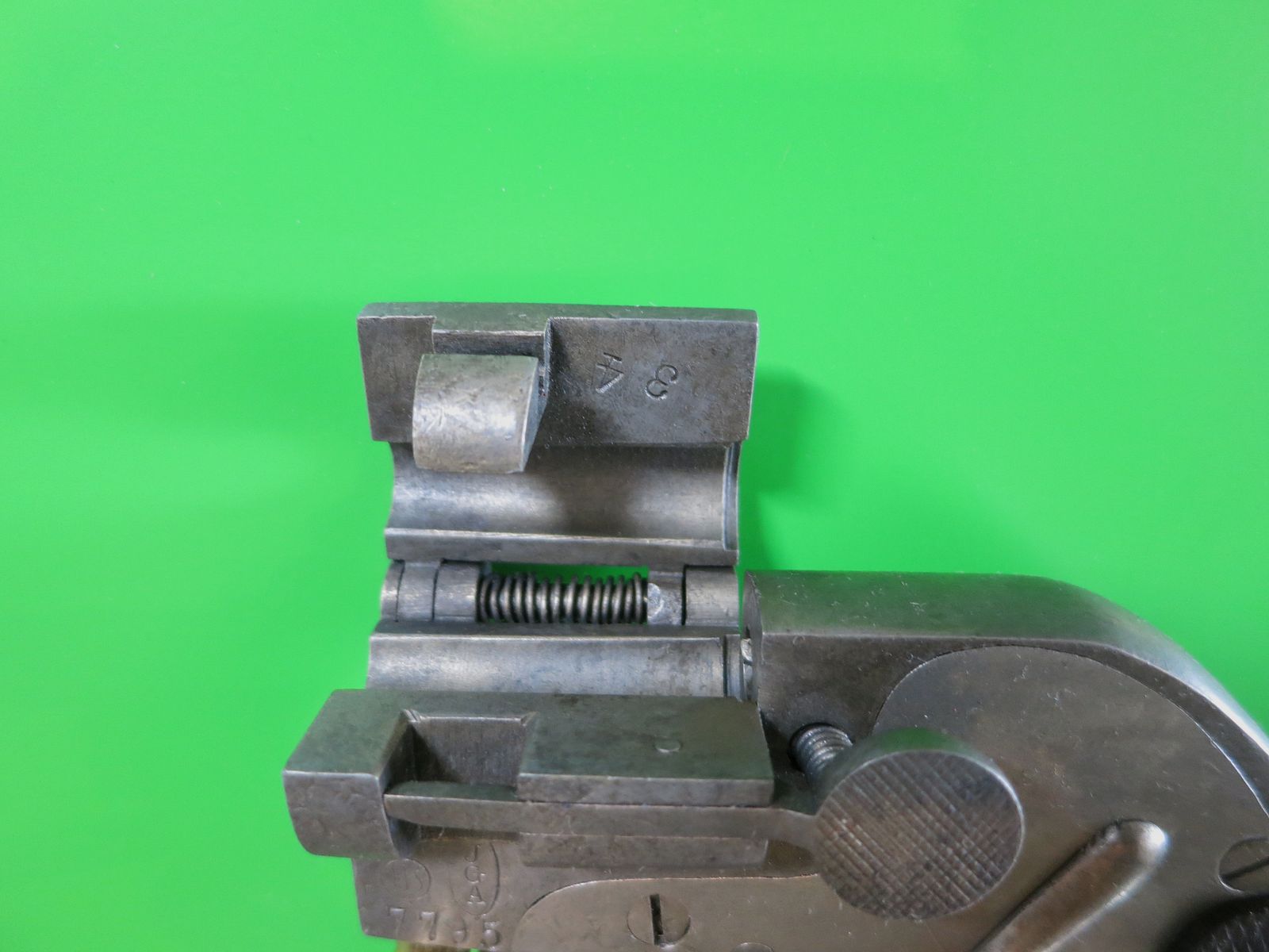 Pistolet sygnalizacyjny; pistolet świetlny bez lufy JGA (Anschütz) system Eisfeld, kal. 11 mm specjalny nabój #81-