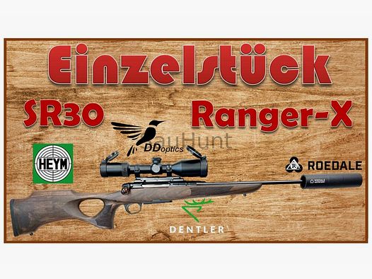 HEYM SR30 Ranger-X mit V10 von DDO, Roedale 50XK+ inkl. R.A.S.P & Dentler B SOFORT VERFÜGBAR