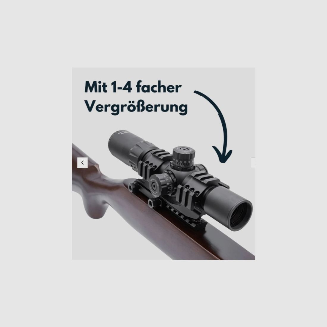 Vector Optics SCOC-29 Mustang Zielfernrohr 1-4x30 SFP - Montage für 21mm Picatinny/Weaver