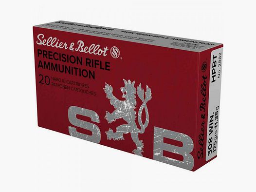 Sellier & Bellot Precision Match .308 Win 180 gr HPBT (20)