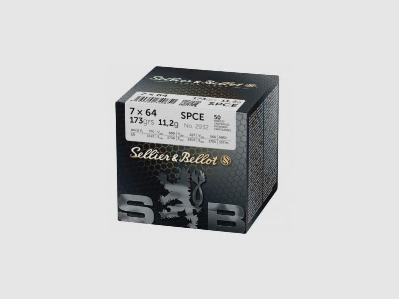 Sellier + Bellot 7x64 SPCE 11,2g