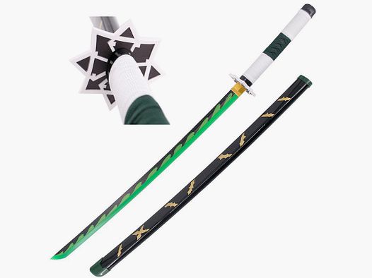 Katana Bambus LED Lichtschwert Sanemi Shinazugawa
