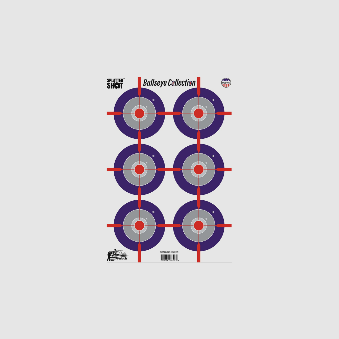 Pro Shot - Tarcza reaktywna 12x18 MULTI 8 SPLTR-MB-8PK