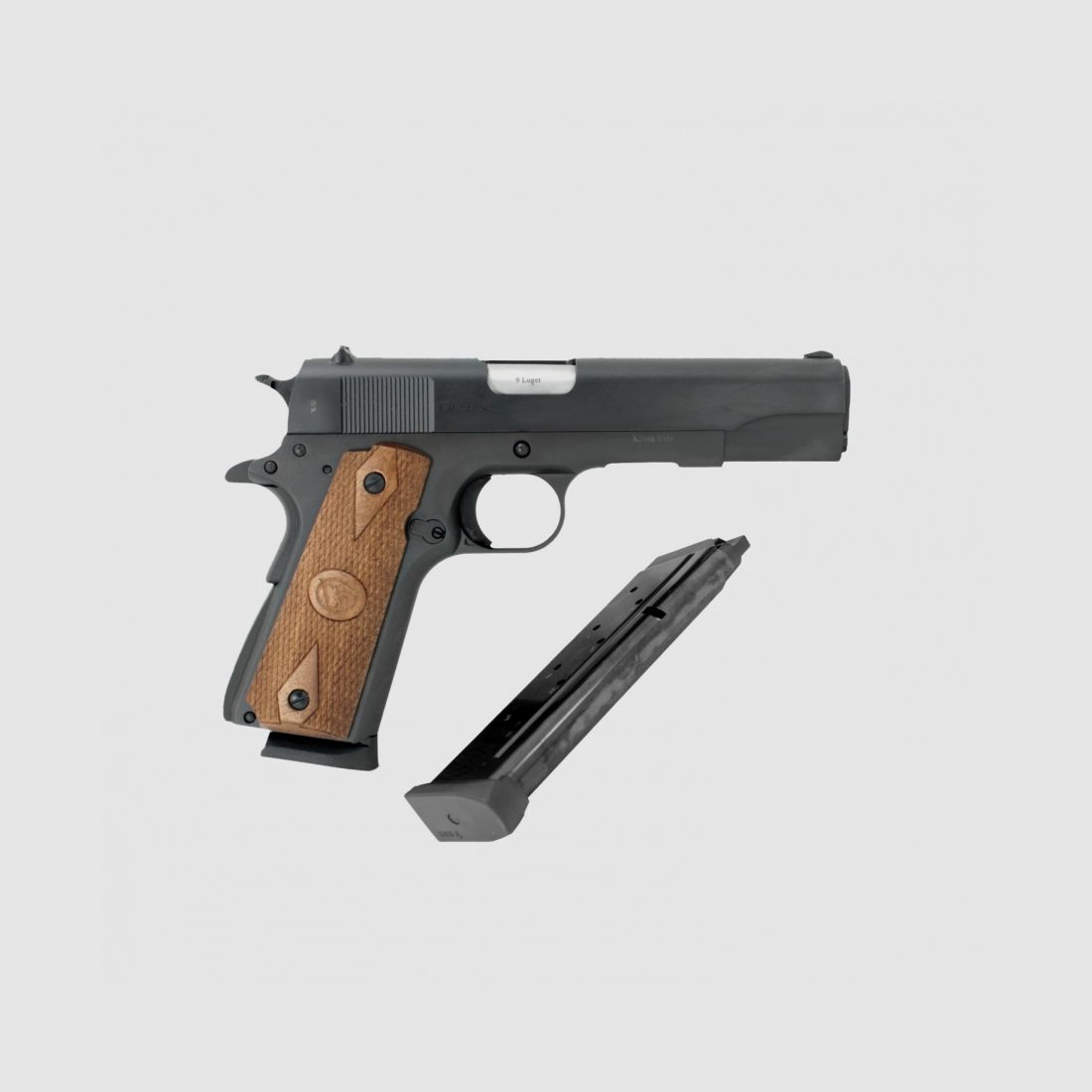 Chiappa – pistola / 1911 Field Grade / impugnatura in legno di noce / 9mm, immagine 1 di 5