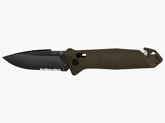 Taschenmesser Cac Serration PA6 olivgrün (Korkenzieher)