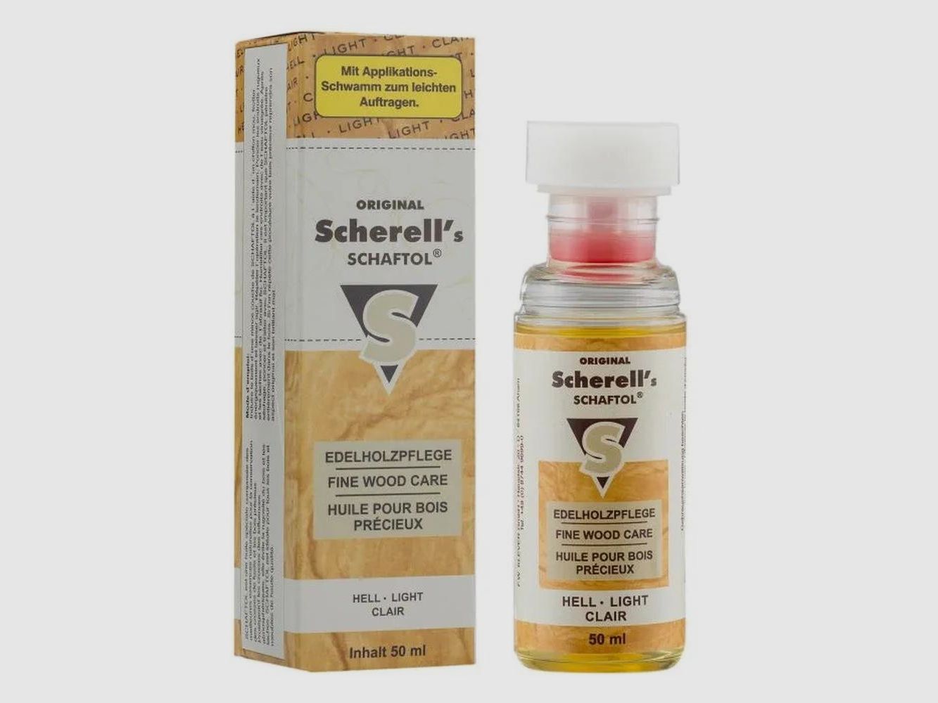 Holzöl Schaftol - Helle Tönung - Dauerhafter Schutz - Einfache Pflege und Renovierung, Bild 1 von 4