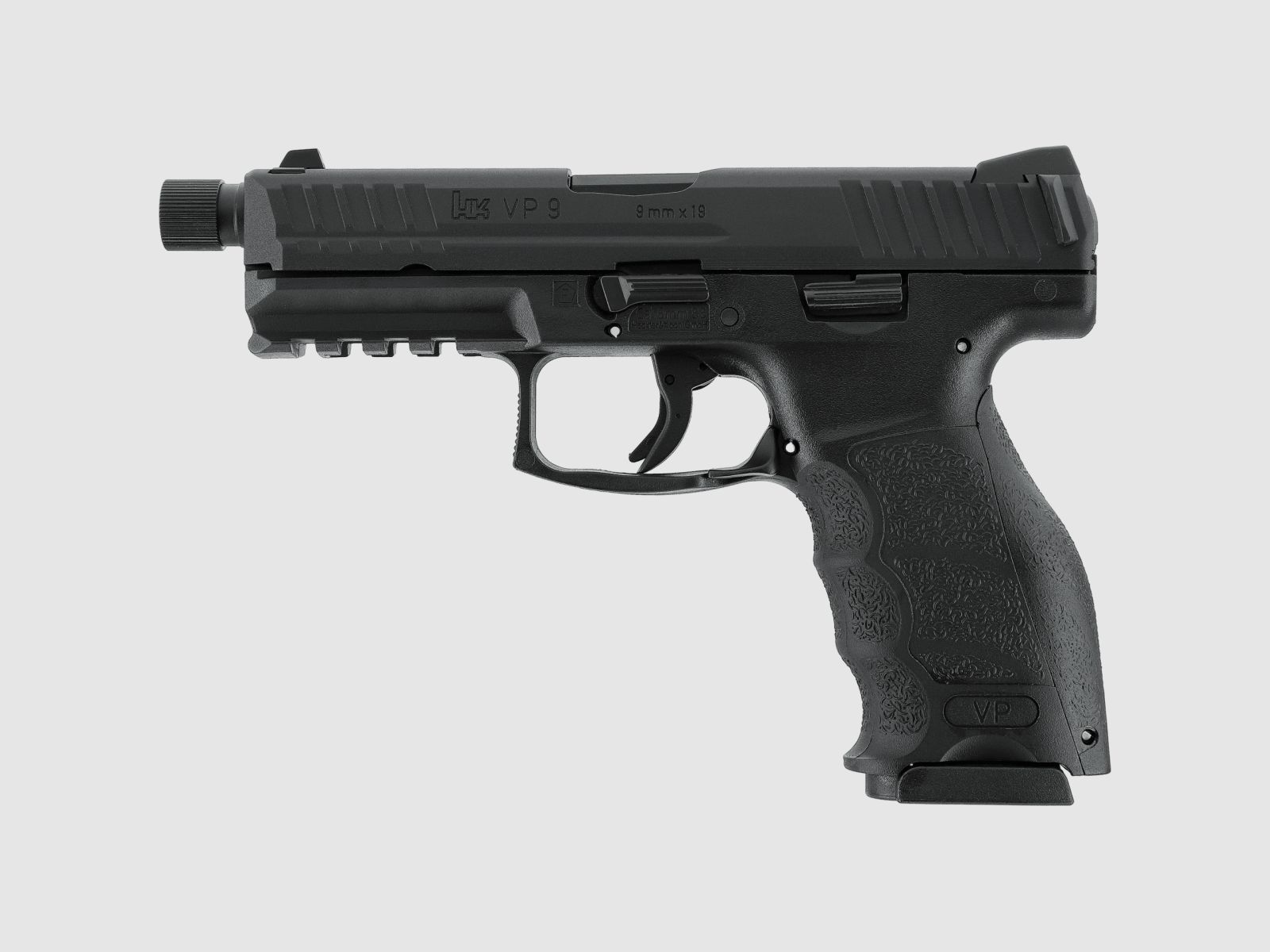 H&K VP9 Versione Metallica Tattica GBB Airsoft Nera -F-