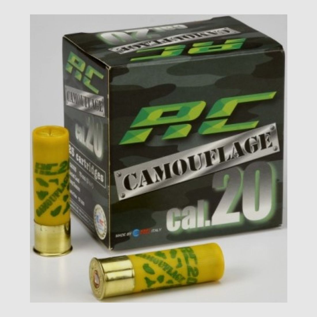 RC Patronen RC20 Camouflage Kal.20 gr.30 pb.6 spezielle Taube