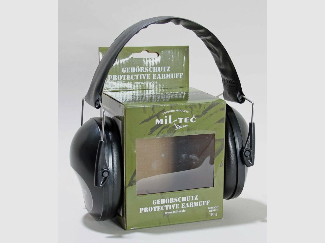 Accessoires d'arme protection auditive Mil-Tec noir