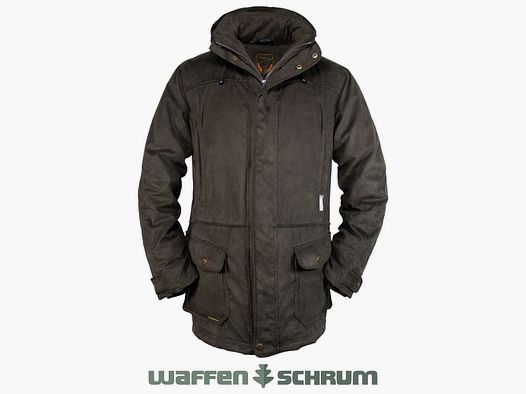 Hubertus Jacke Climashield Schwarzwald Olive-Braun