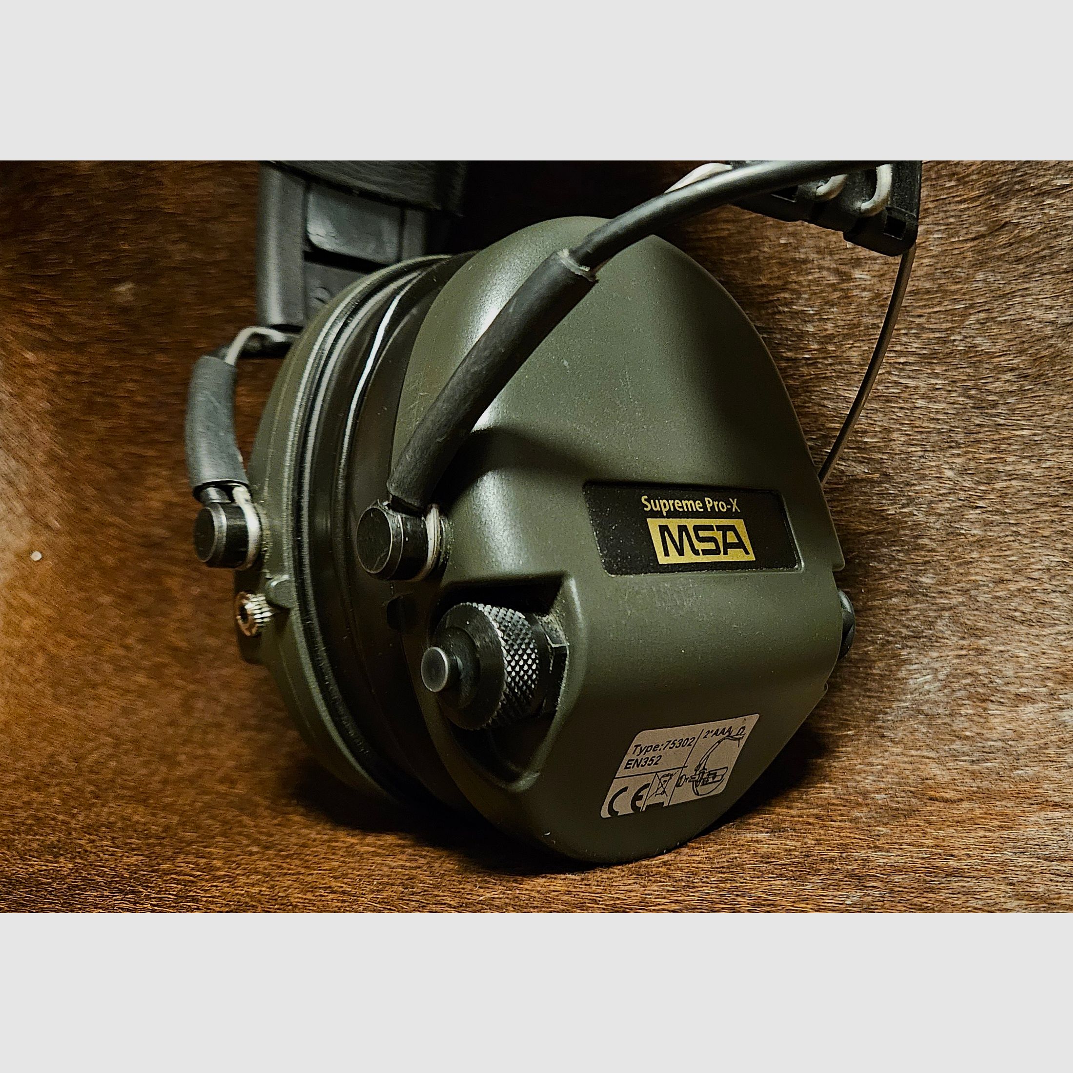 MSA Supreme Pro X - Actieve gehoorbescherming voor jagers en sportschutters