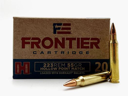 Hornady FRONTIER .223 Remington, HP Match 55 grs 1 Packung (20 Schuss á 0,645 €*)