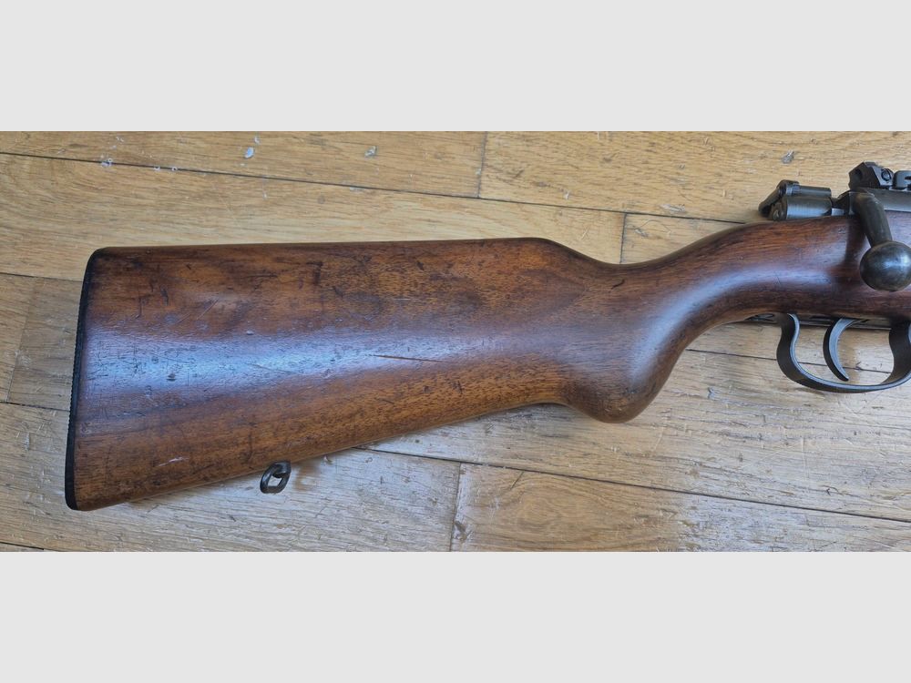 Schöne Büchse MAS 45 – Kleine Schwester der Mauser 45 von 1945 – Kaliber 22LR – Magazin 5 Schuss – Sehr guter Lauf – TBE / TBE+, Bild 3 von 25