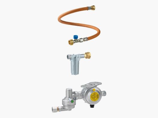 Sicherheits-Gasdruck-Regelanlage Caramatic DriveOne Set, horizontal