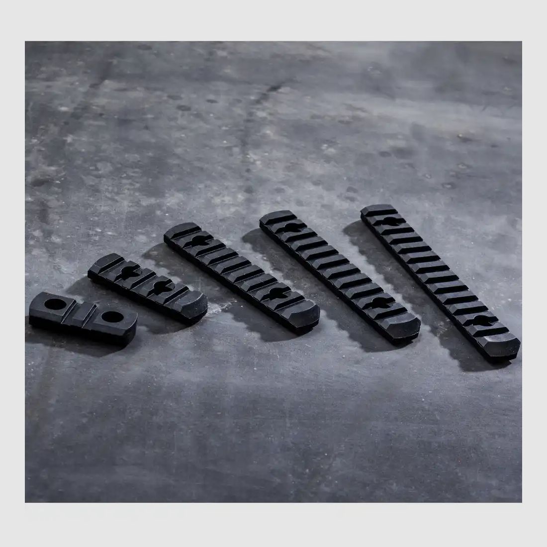 HERA Arms M-LOK Rail Set – Picatinny – 6 pezzi – Nero