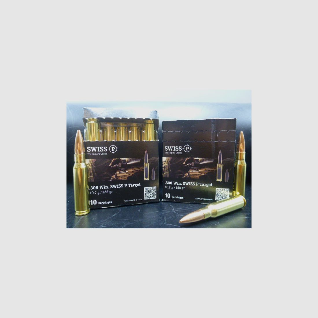 Munizioni SWISS P cal.308 Win TARGET BTHP 168gr /10, immagine 1 di 4
