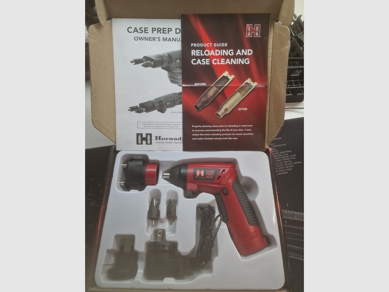Lyman Case Trim Express & Hornady Case Prep Duo - Strumento multifunzione per la lavorazione delle cartucce - Come nuovo e poco utilizzato!