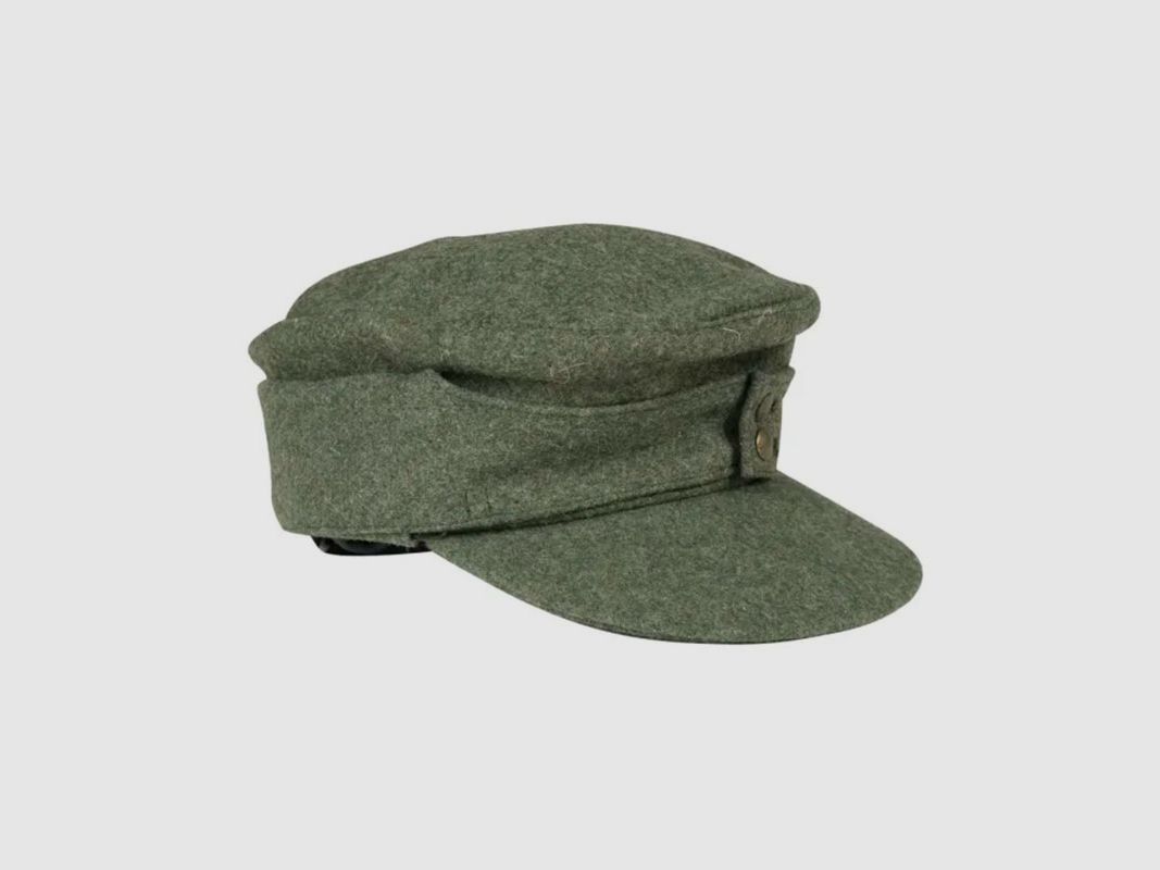 CAPPELLO – MIL-TEC – BERRETTO DA CAMPO GRIGIO M43, RIPRODUZIONE TEDESCA DELLA SECONDA GUERRA MONDIALE
