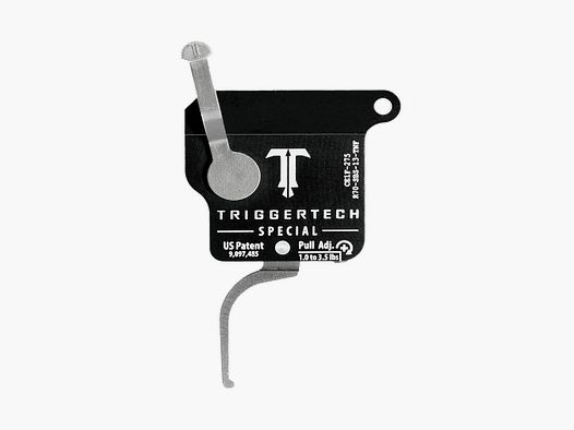 TRIGGERTECH Rem700 Special – Right – No bolt release – Straight Flat (Stainless)